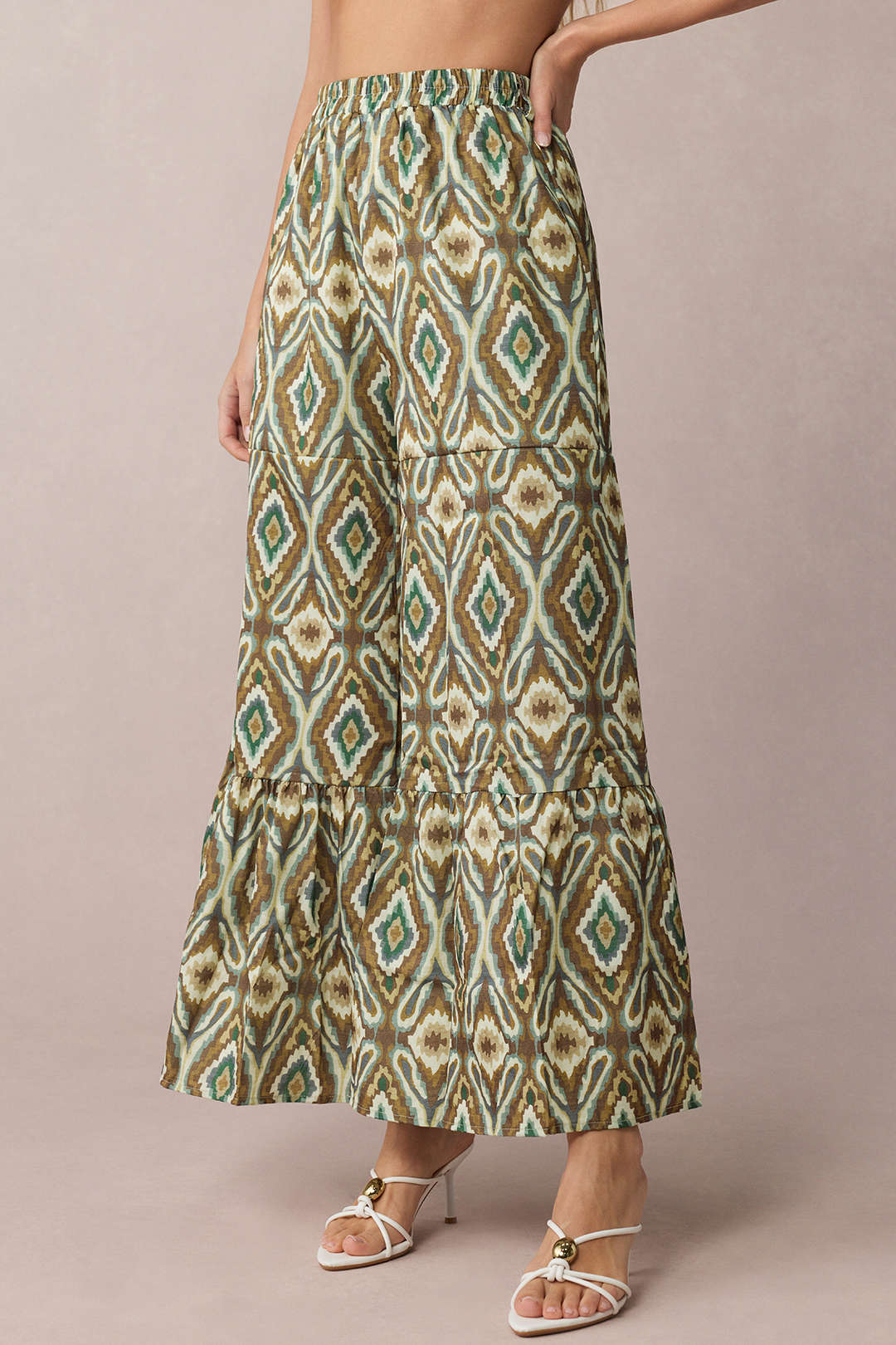 Hester - Broek met hoge taille en wijde pijpen