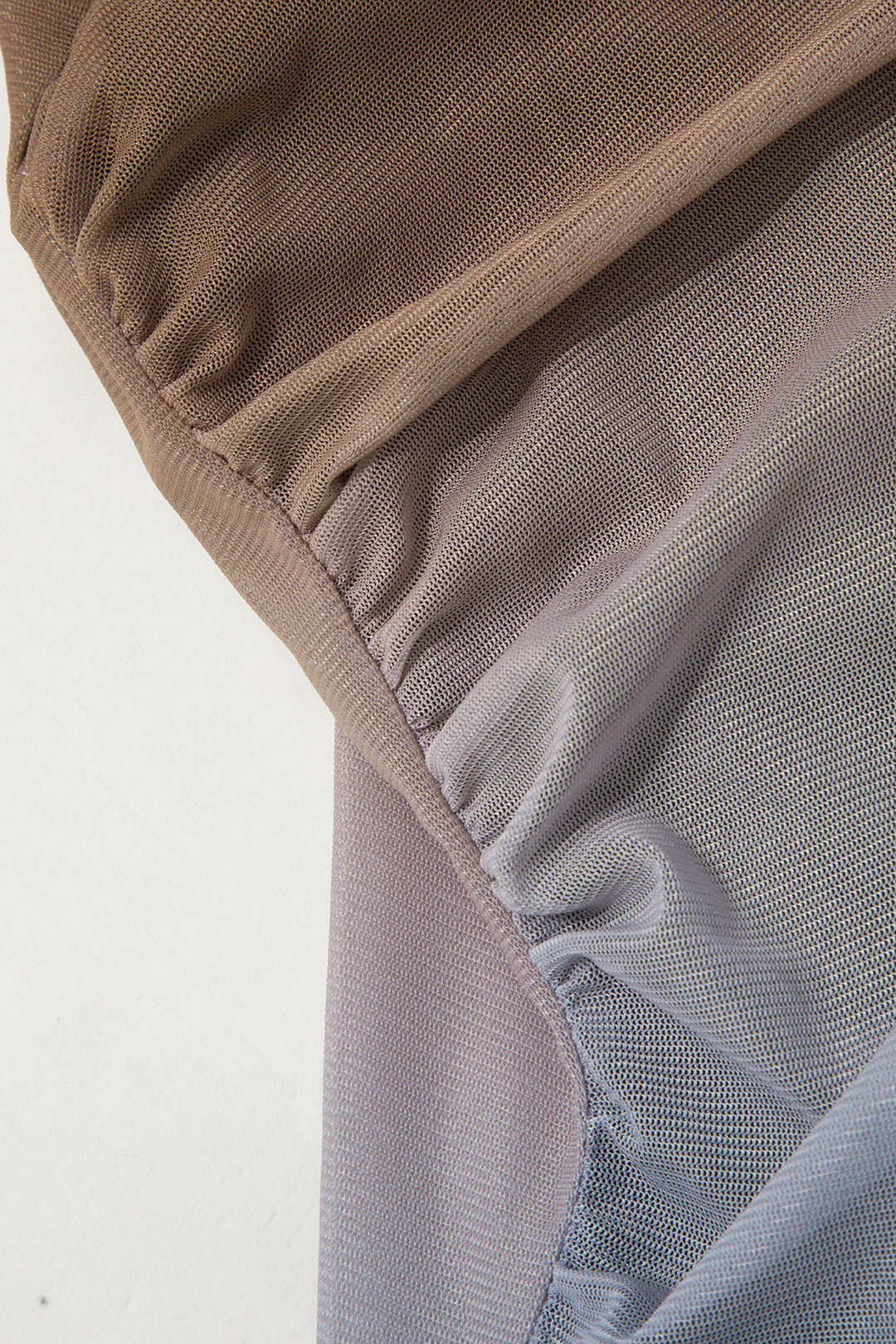Mesh mouwloze midijurk