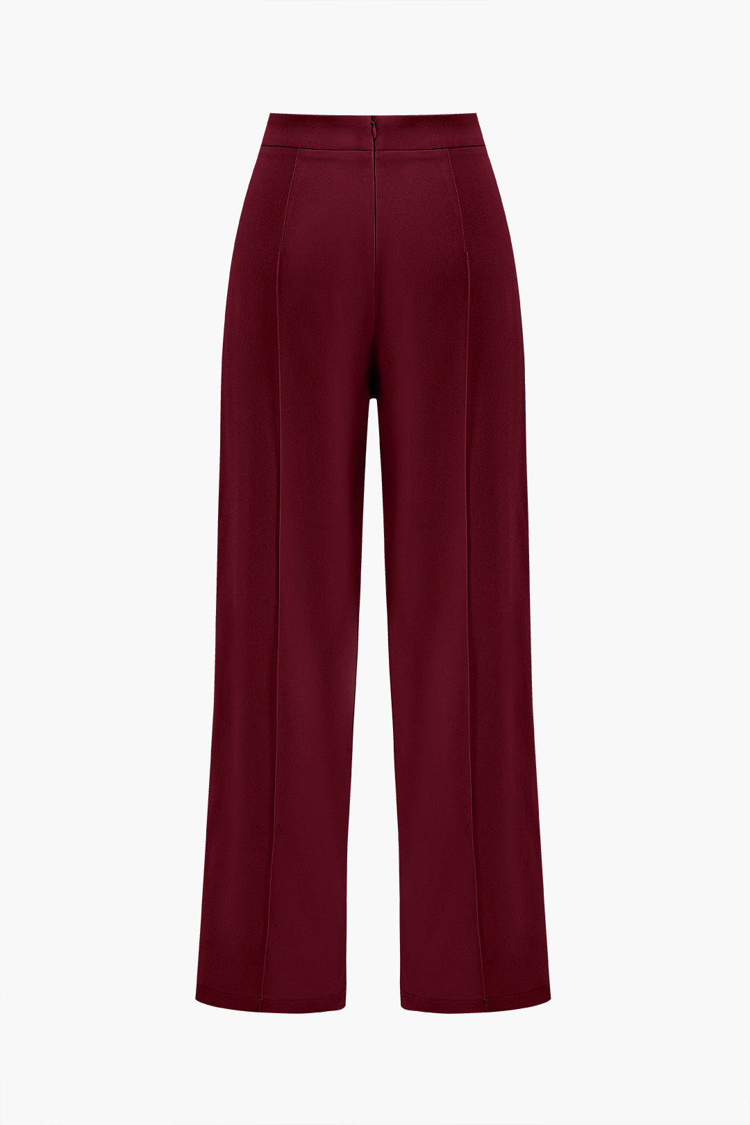 Effen asymmetrische pantalon