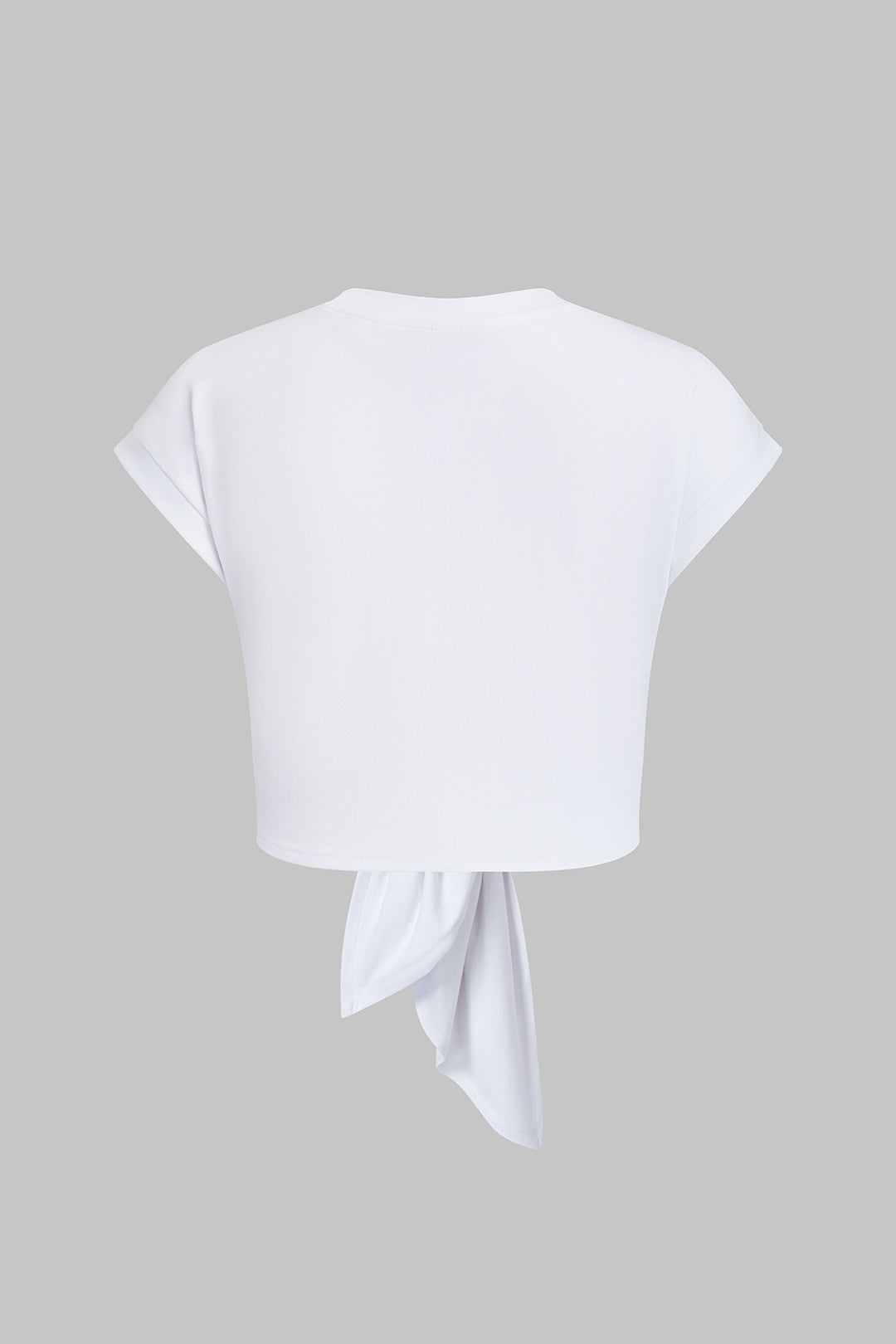 Dana - Tanktop met ronde hals en strik