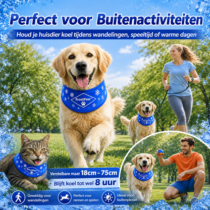 FrostPaw™ Cooling Collar & Cooling Scarf for Dogs and Cats
