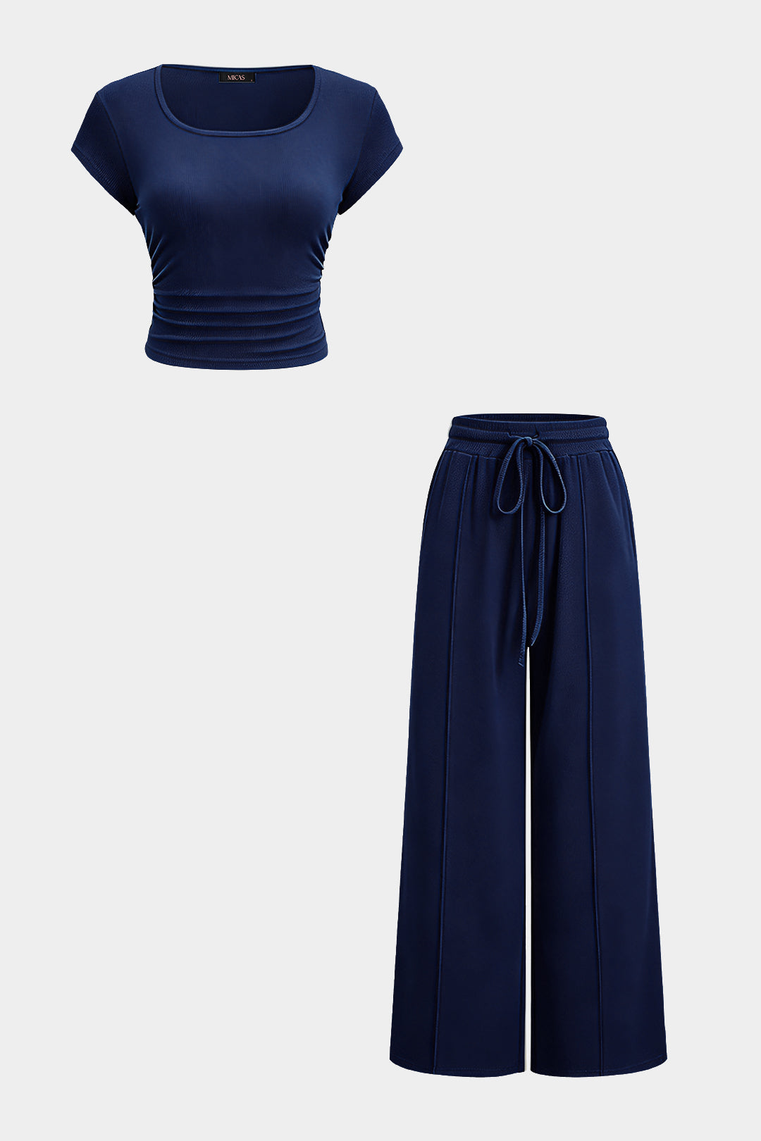 Dila - Effen set met top en broek