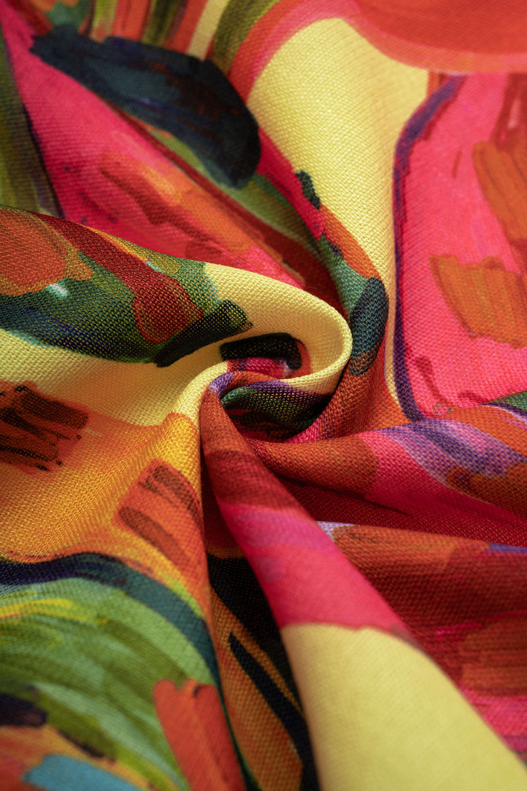 Bloemenprint mouwloze minijurk met V-hals