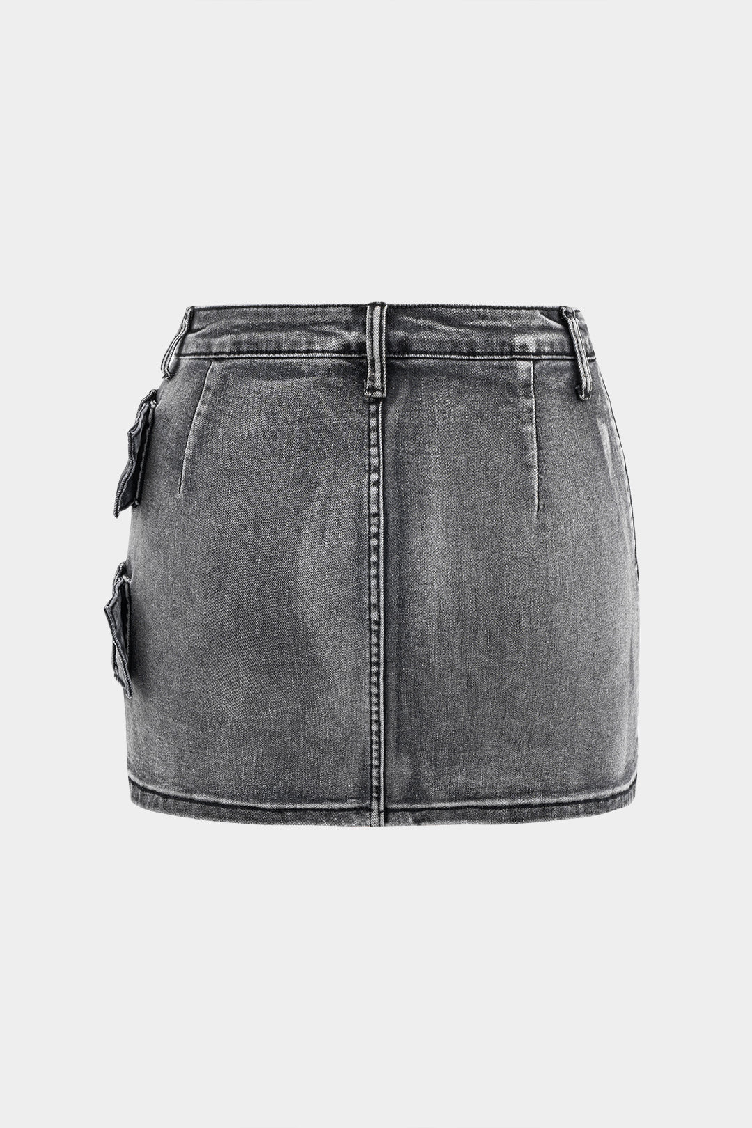 Denim metallic rok
