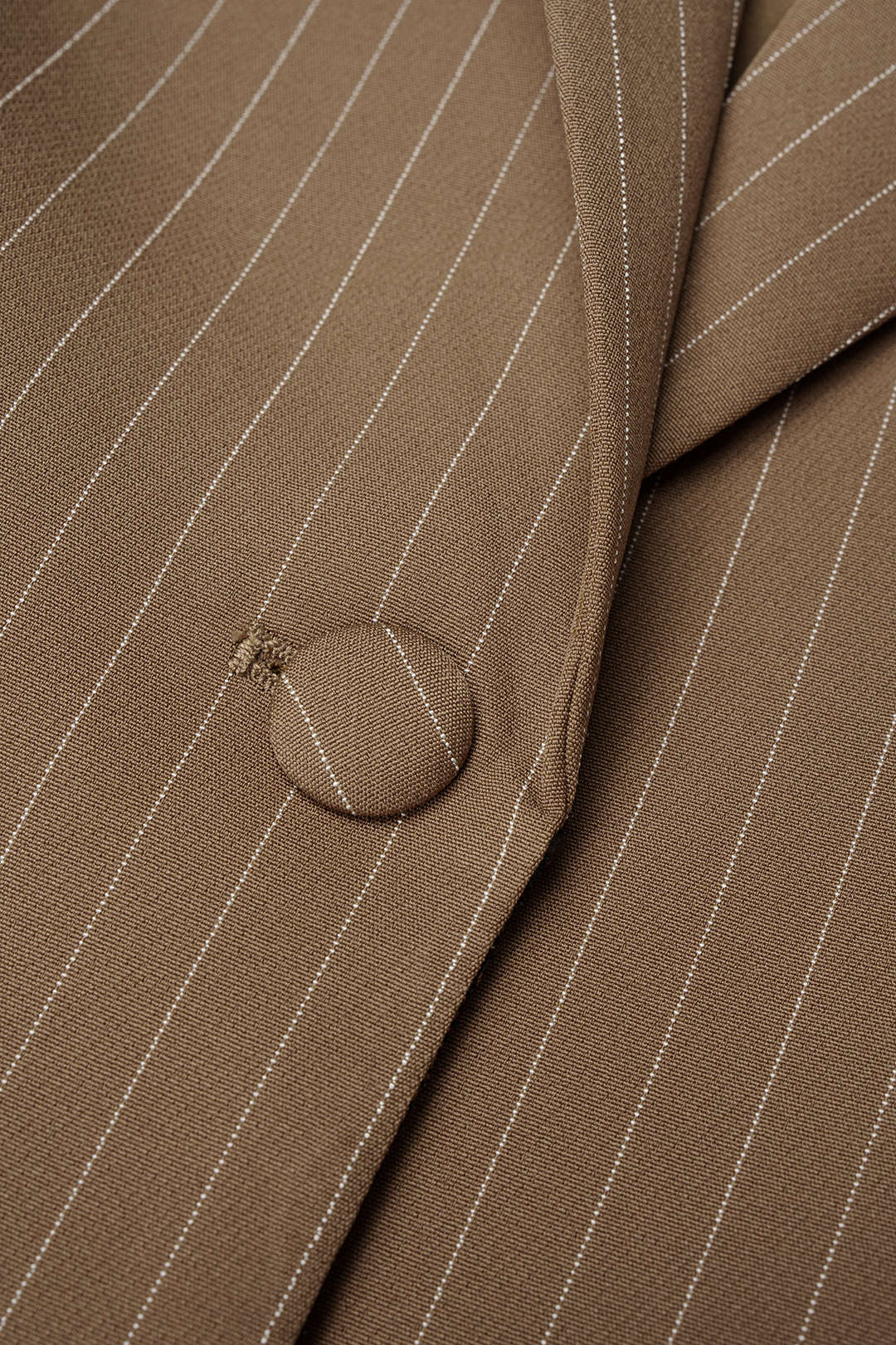 Gestreepte patchwork blazer met kant en reverskraag