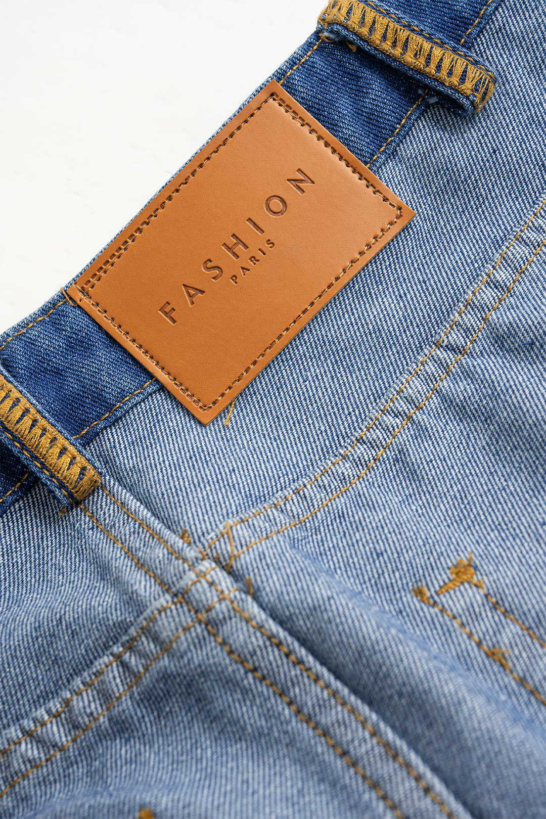 Anouk - Denim minirok met zakken