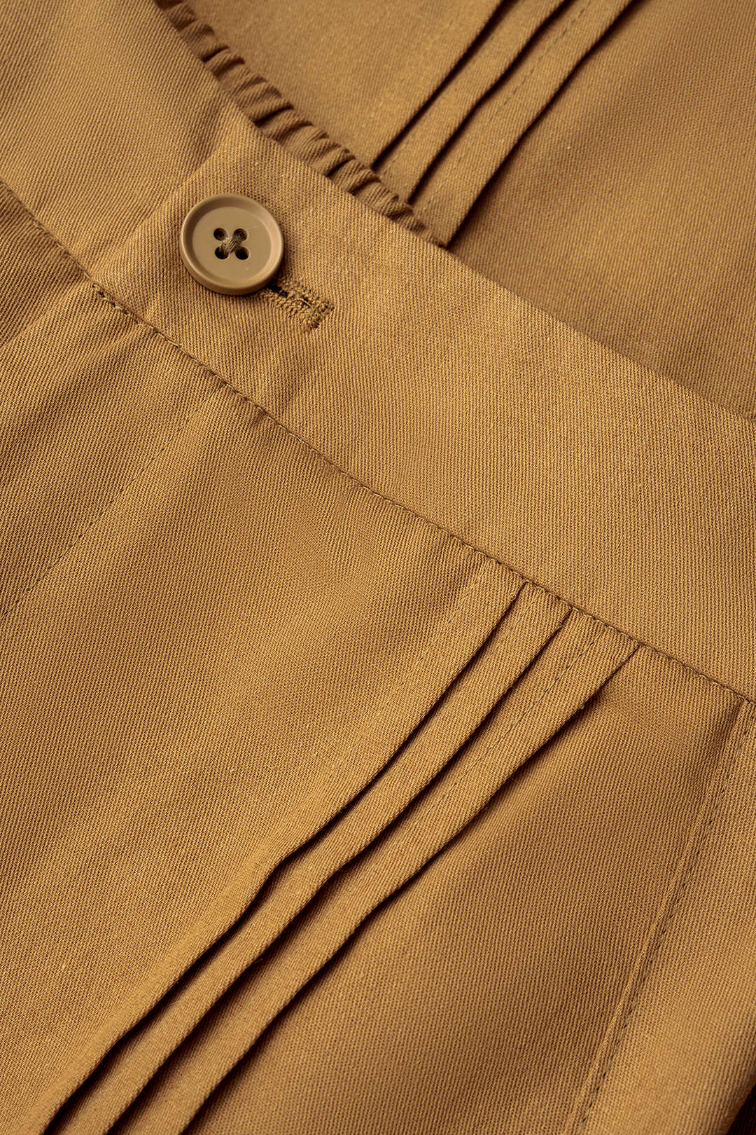 Mila - Geplooide broek met wijde pijpen