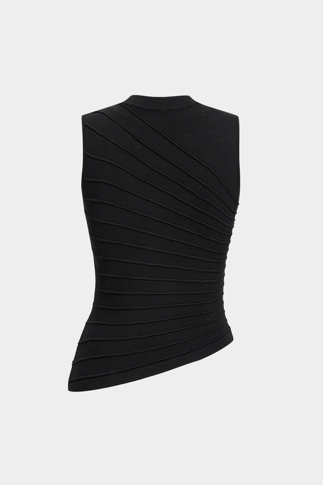 Gebreide geribde tanktop