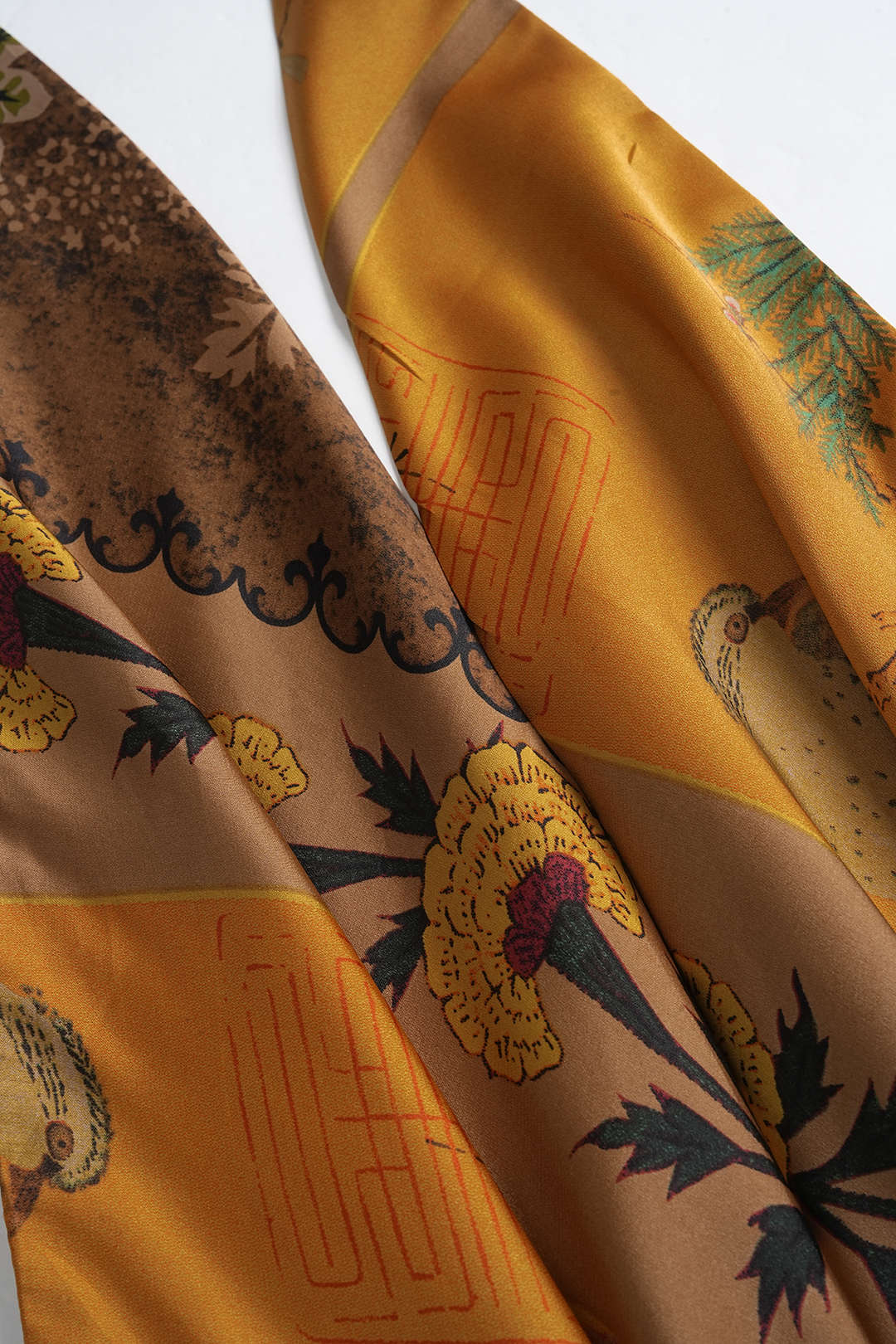 Satijnen strapless top met strik