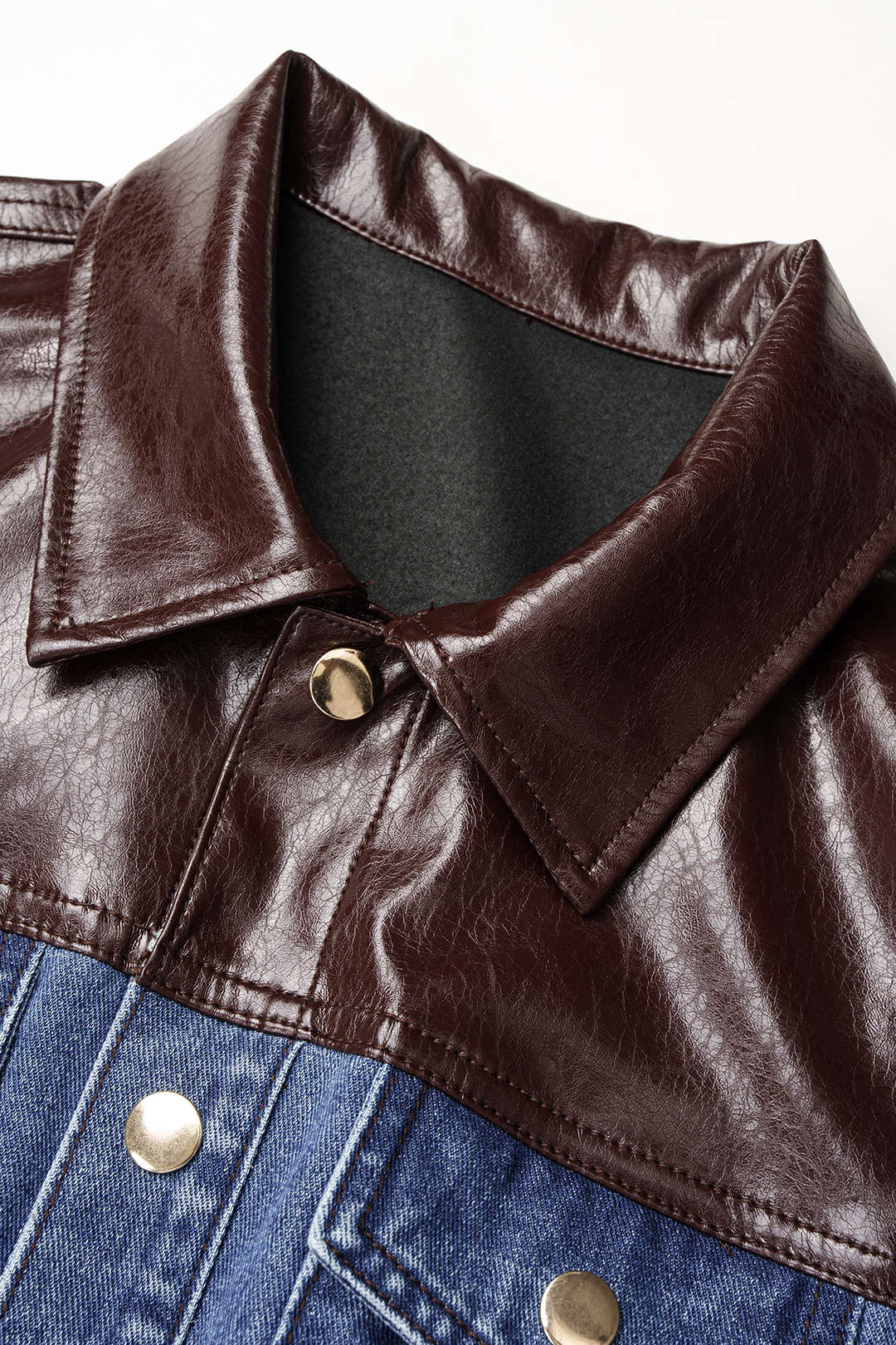 Stella - Denim patchwork jasje