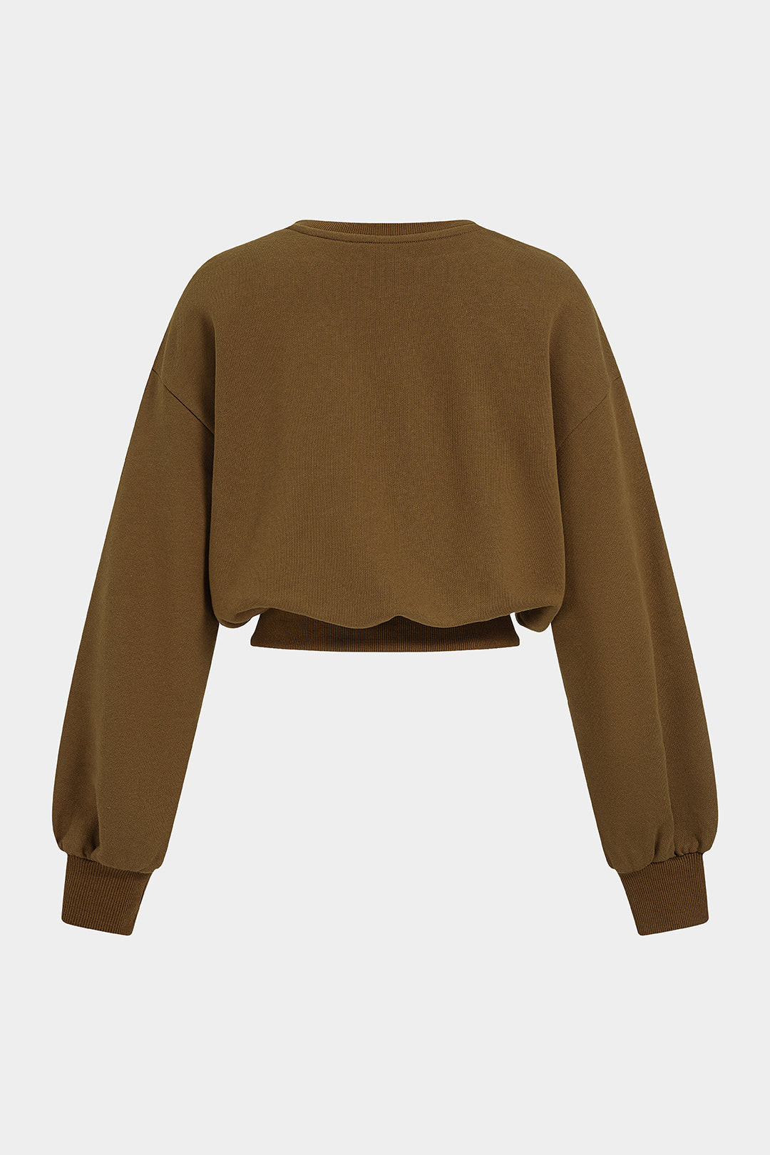 Metallic asymmetrische sweater met lange mouwen