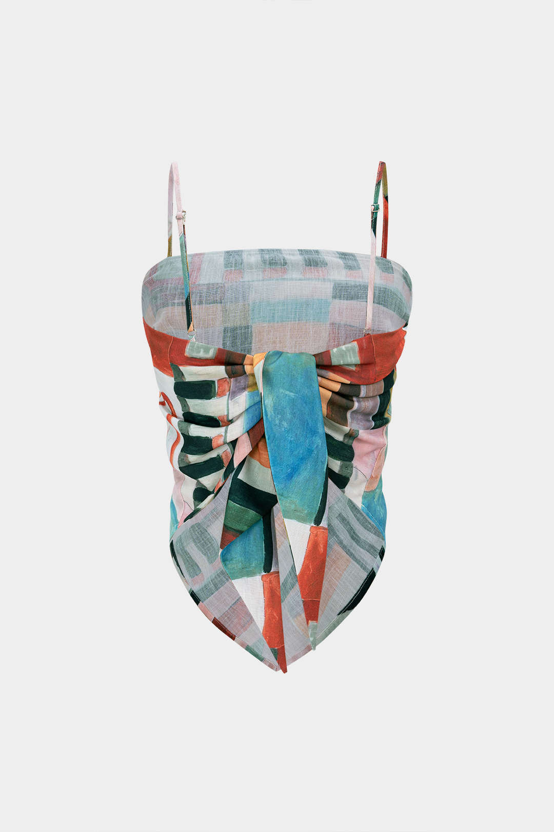 Geometrische top met knoopdetail