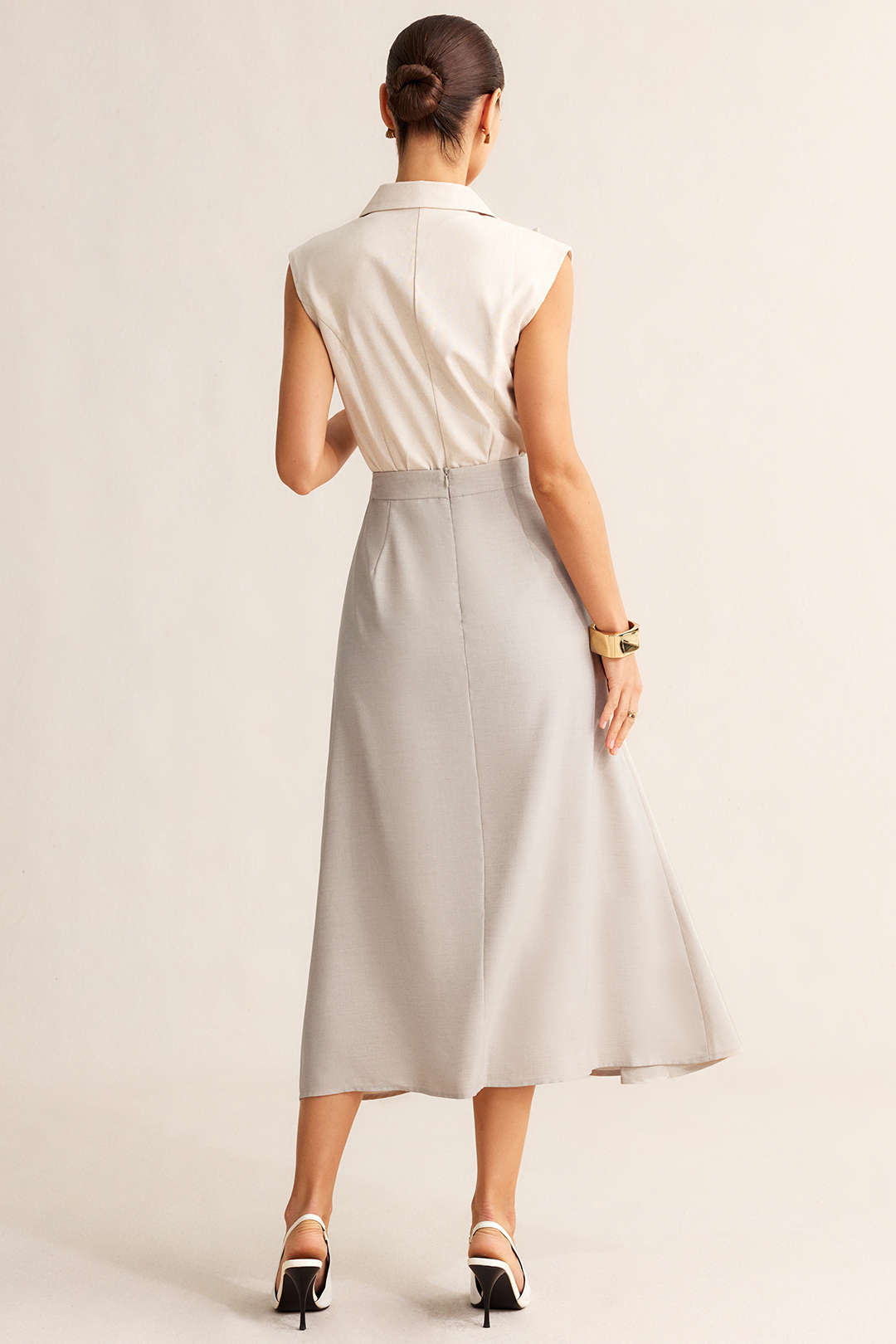 Pien - Rok met hoge taille en ruches