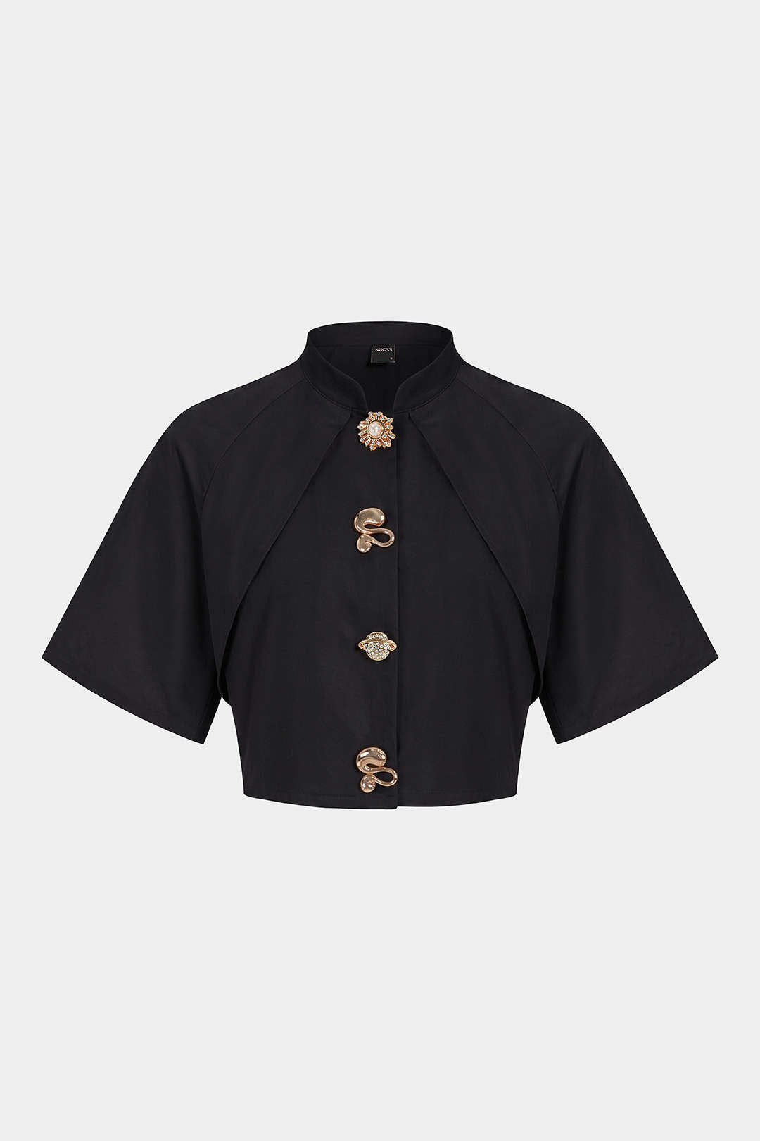 Metallic gestructureerde blazer