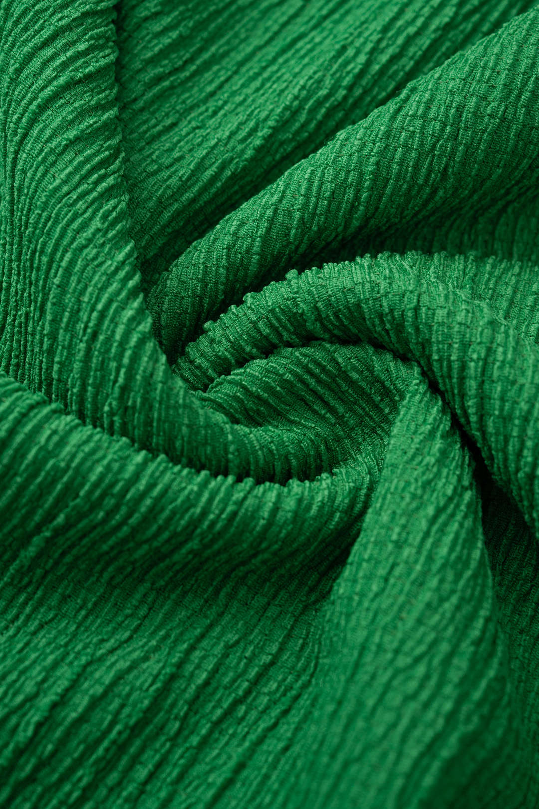 Gestructureerde asymmetrische rok met ruches en hoge taille