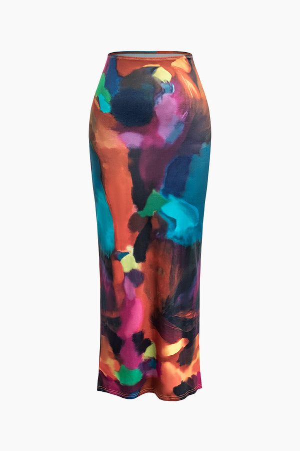 Tie-dye maxirok