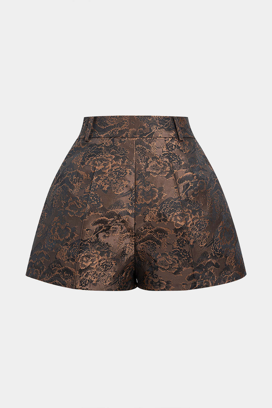 Aurora - Jacquard short met wijde pijpen