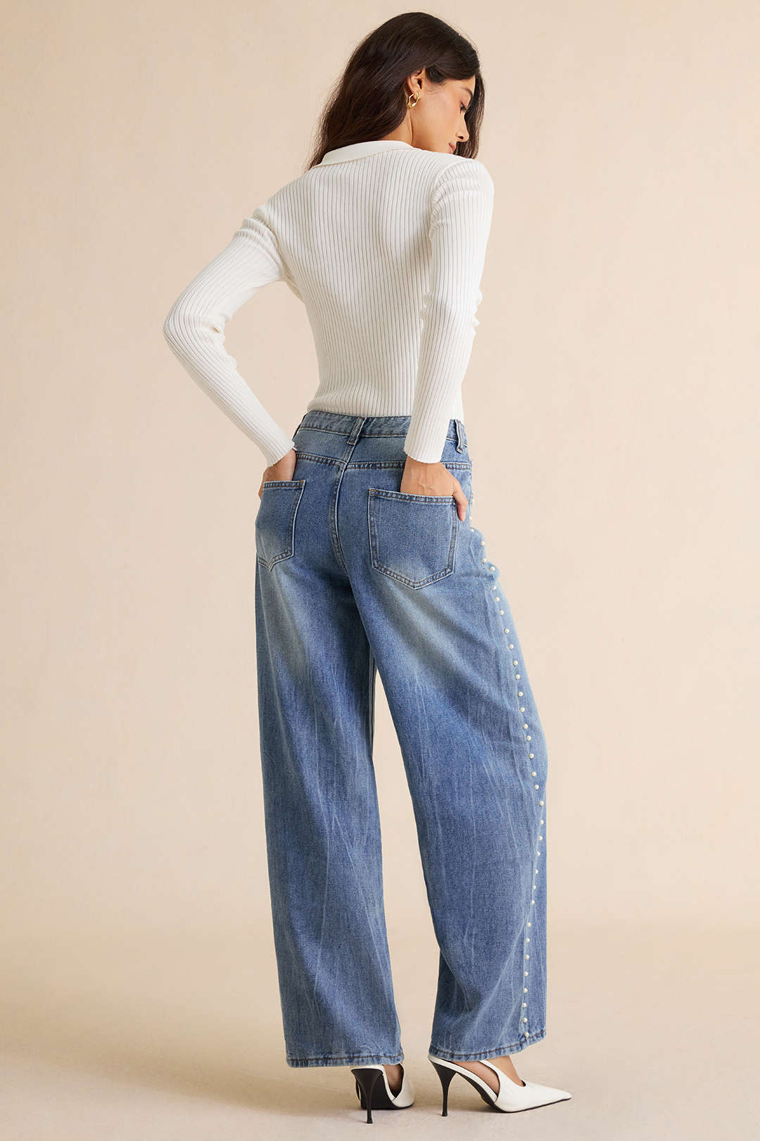 Jeans met rechte pijp