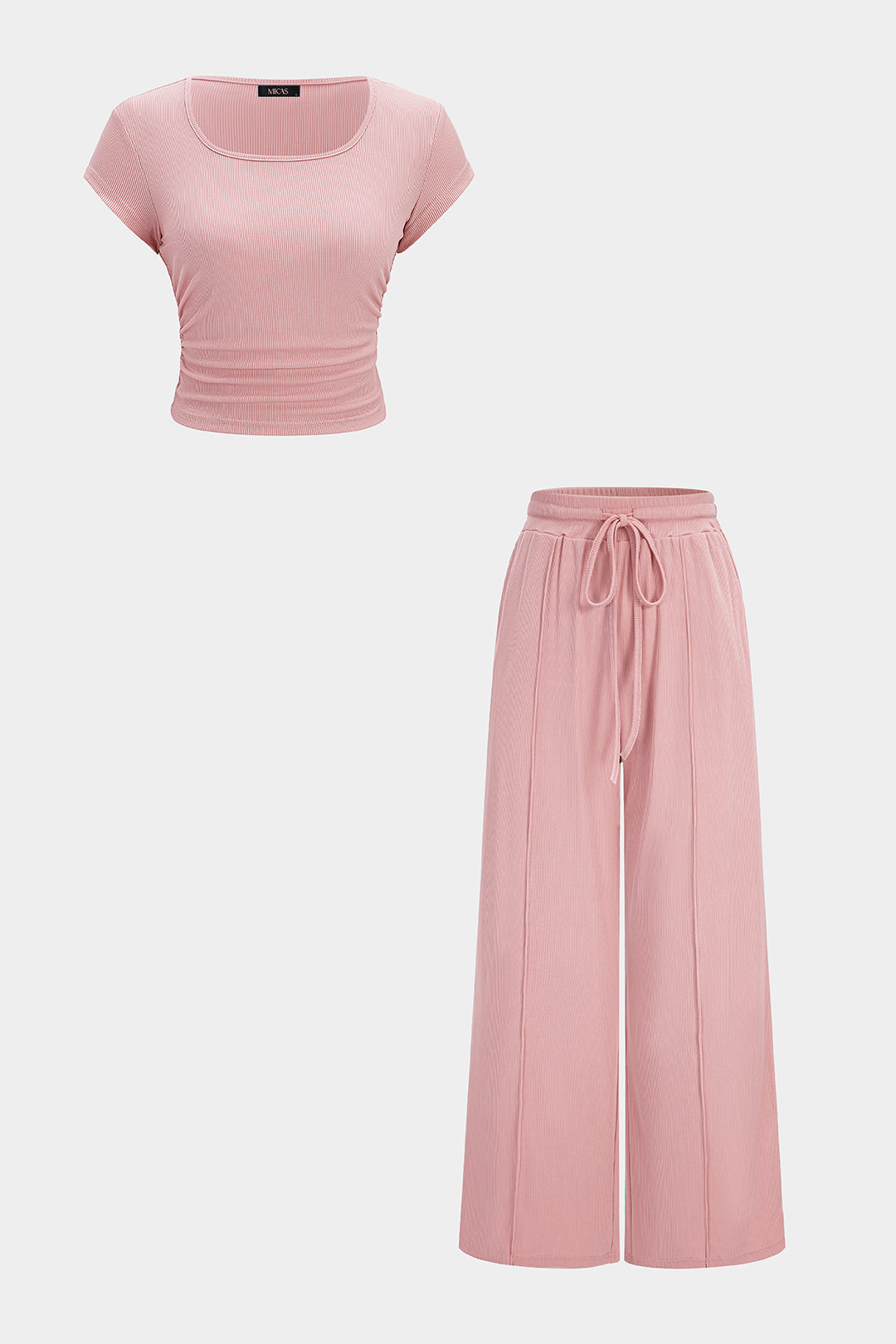 Dila - Effen set met top en broek