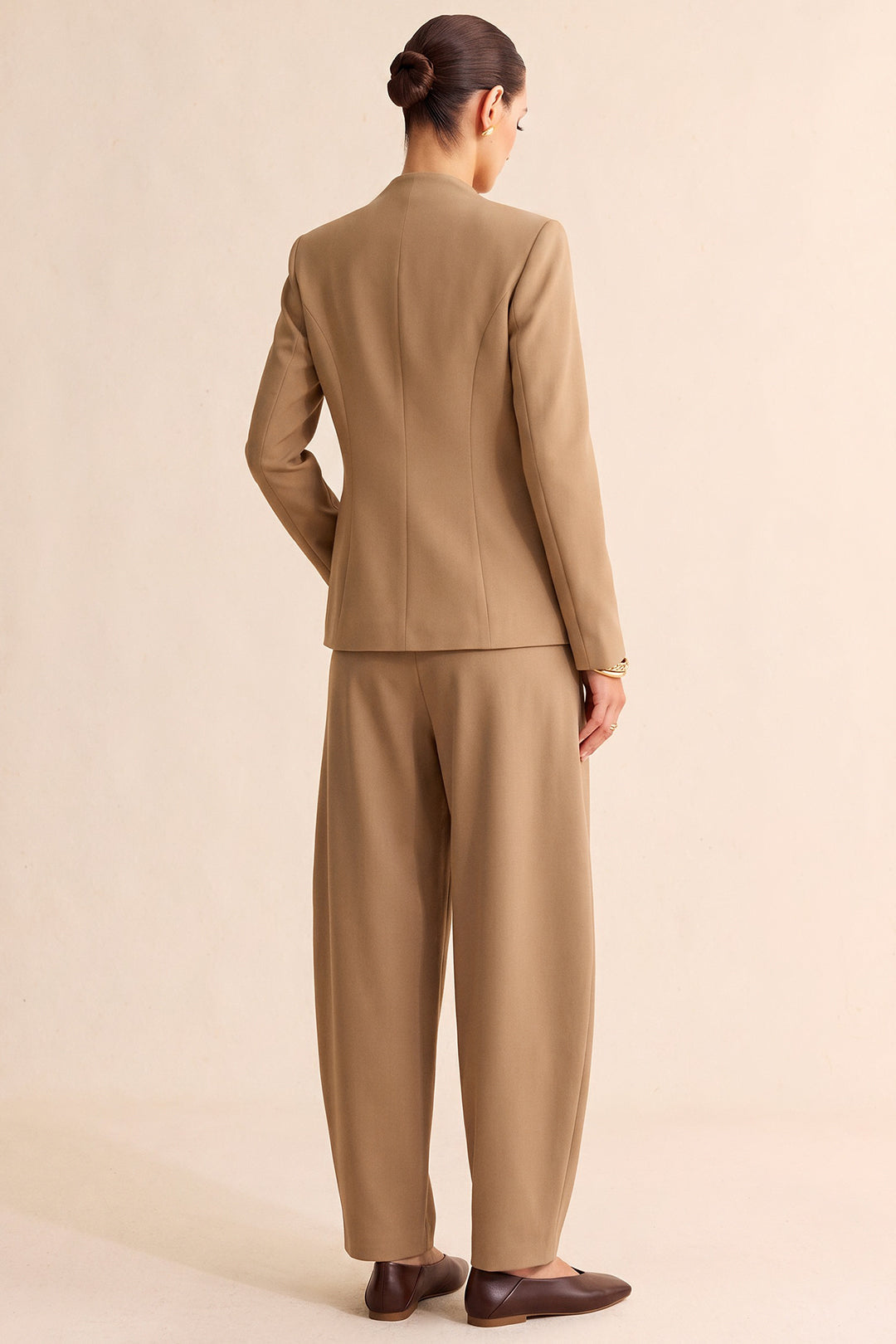 Blazer met knoopdetail