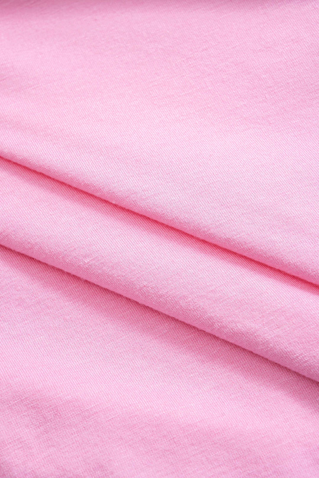 Effen T-shirt met gedraaid detail en ronde hals