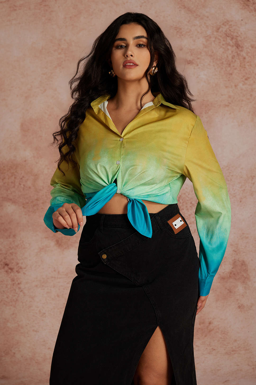 Blouse met lange mouwen