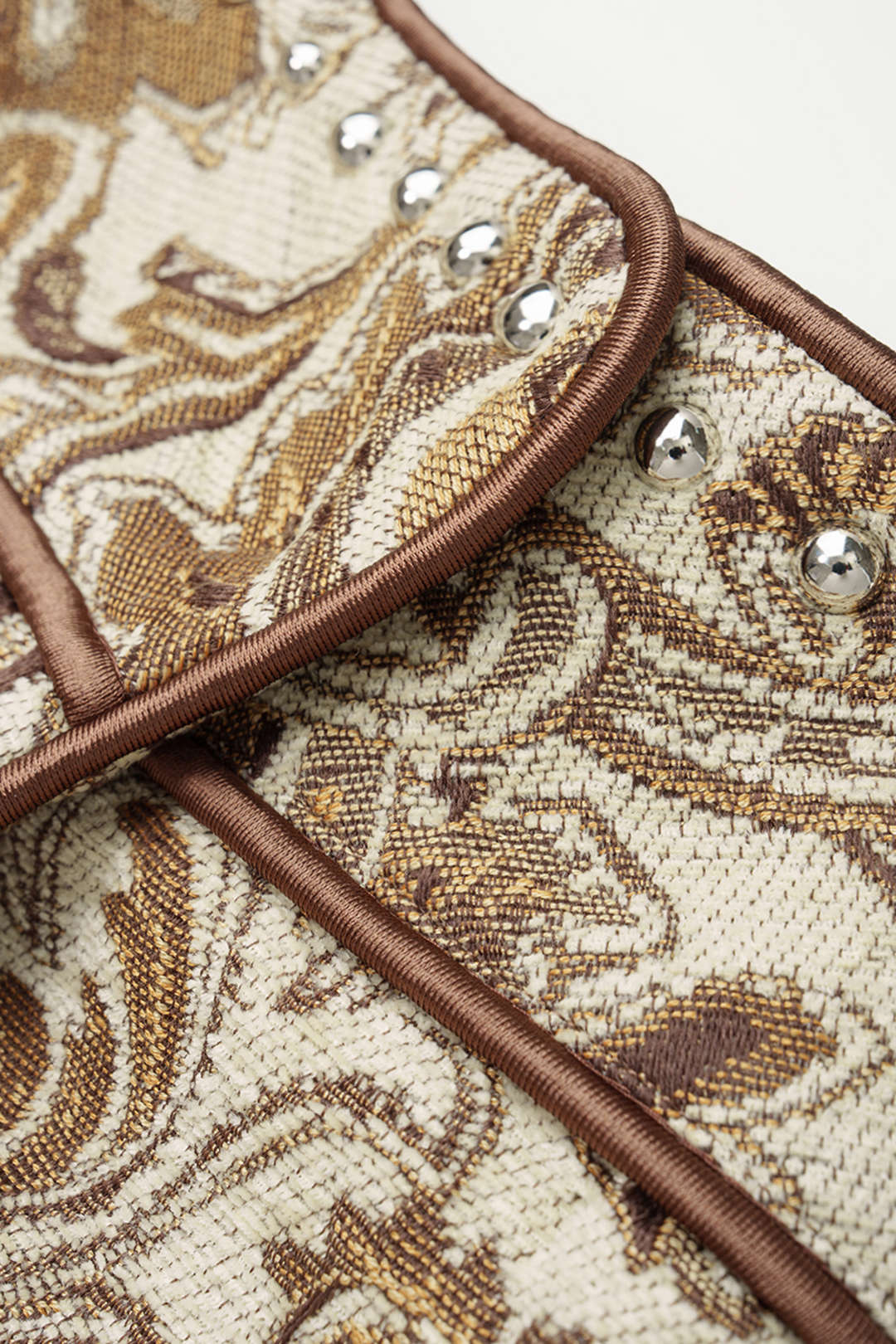 Jacquard asymmetrische minirok