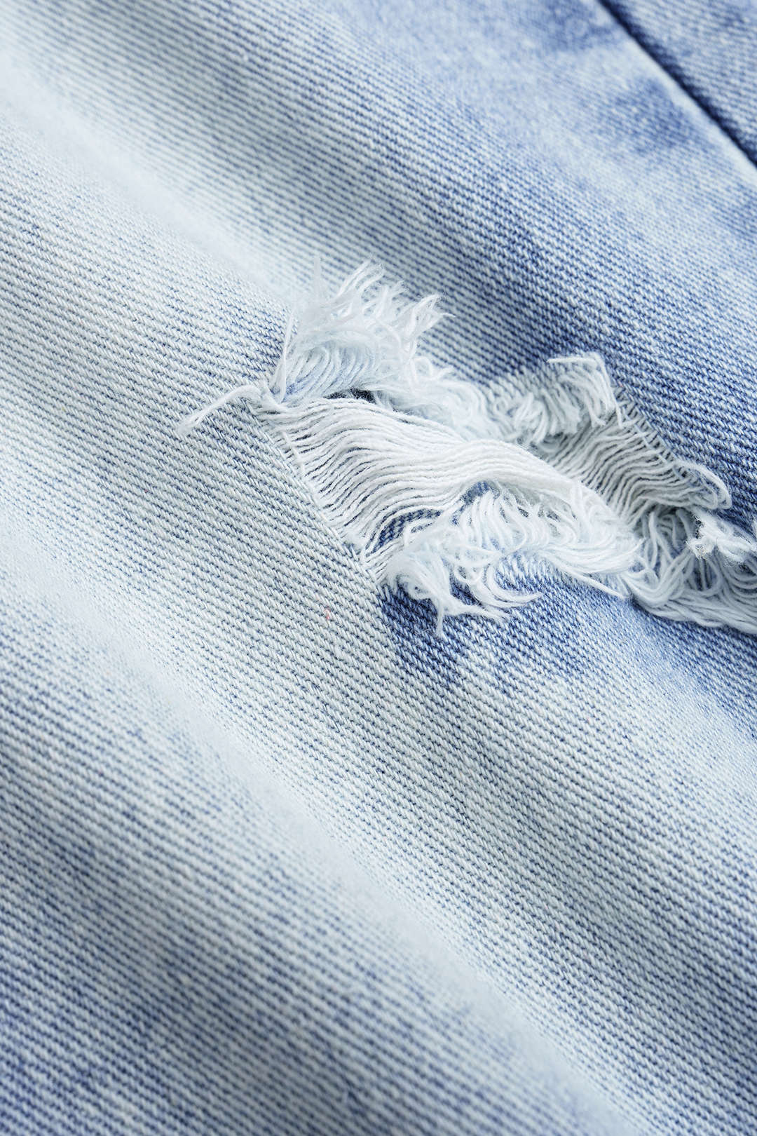 Ripped jeans met rechte pijp