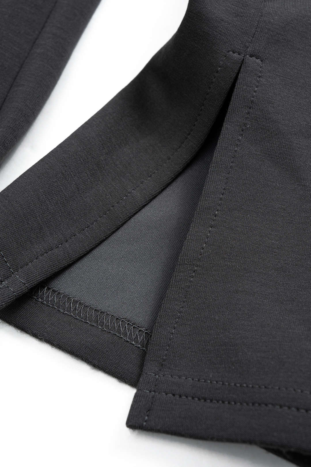Effen pantalon met strik