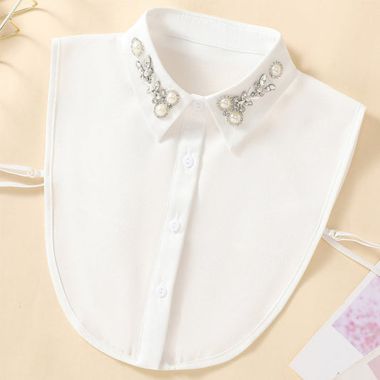 Zyóda detachable diamond and pearl collar