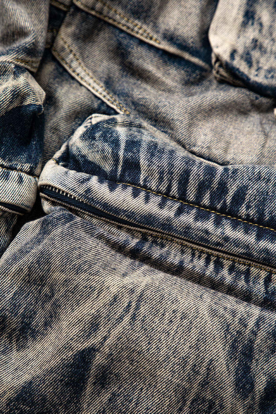 Gaia - Jeans met zakken, wijde pijpen en cargozakken