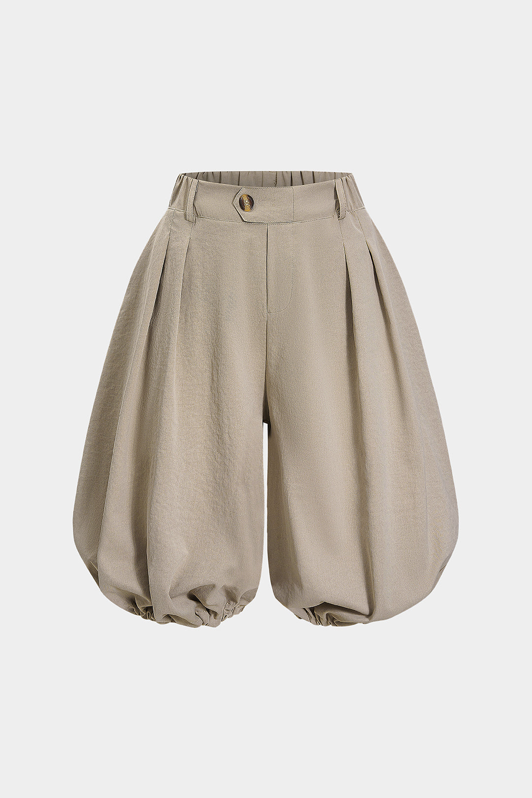 Effen short met ruches