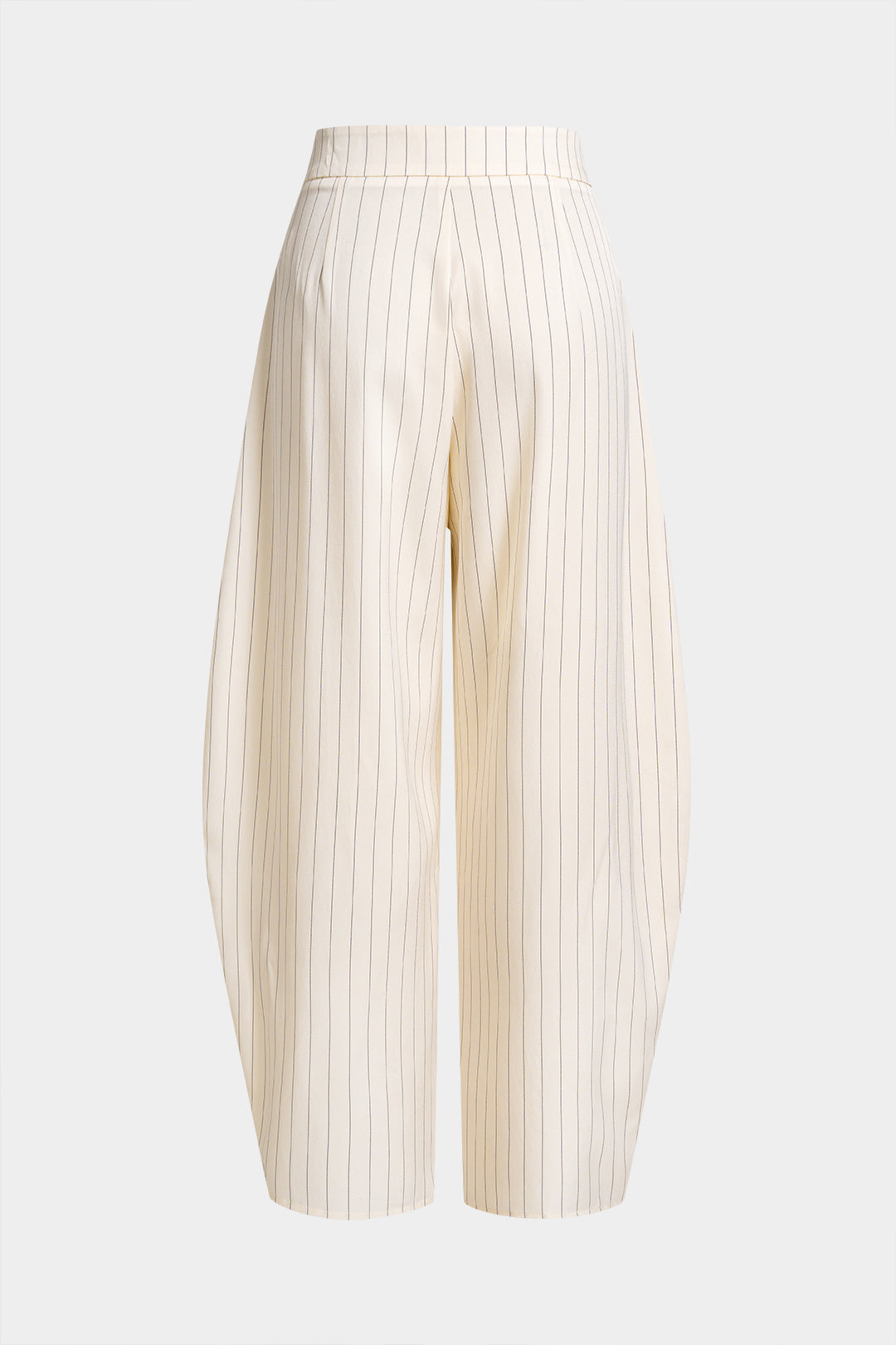 Gestreepte broek met hoge taille