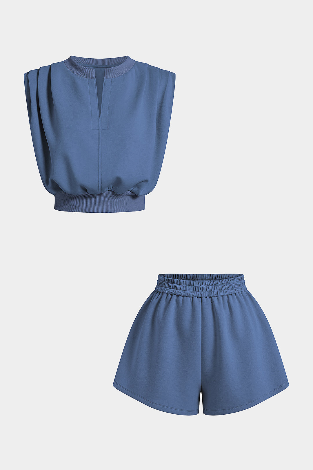 Frida - Effen set met tanktop en short
