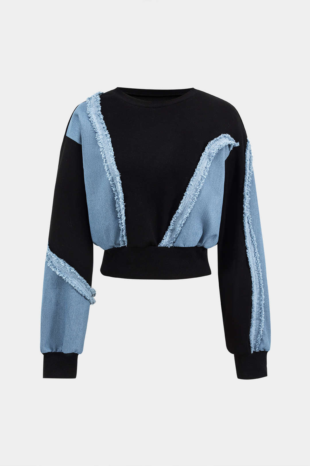 Denim set met top en pantalon