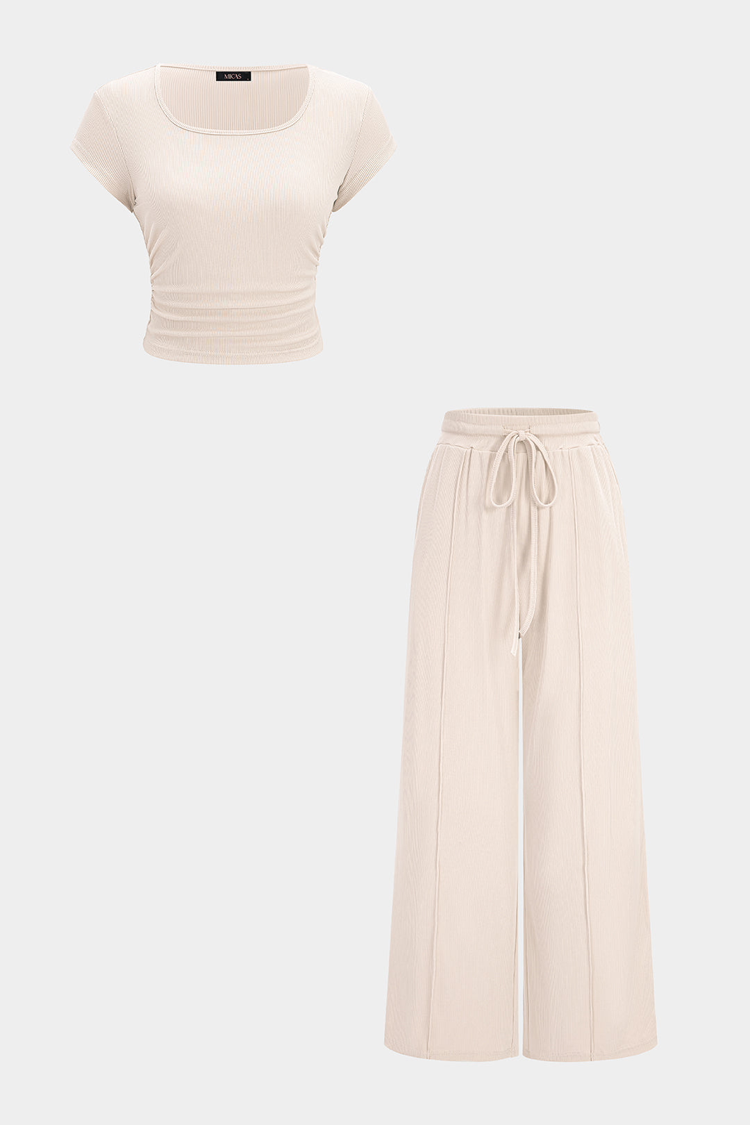 Dila - Effen set met top en broek