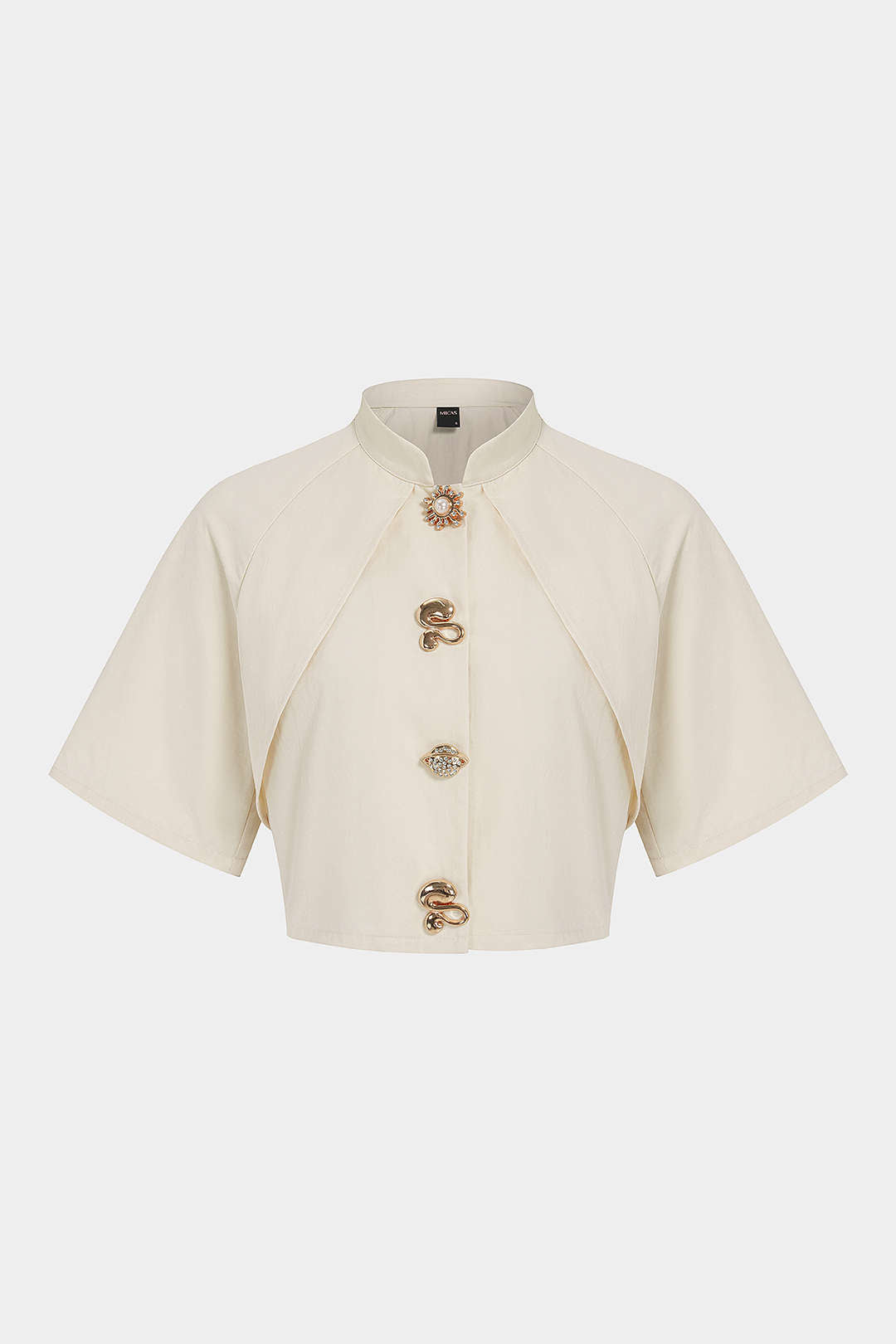 Metallic gestructureerde blazer