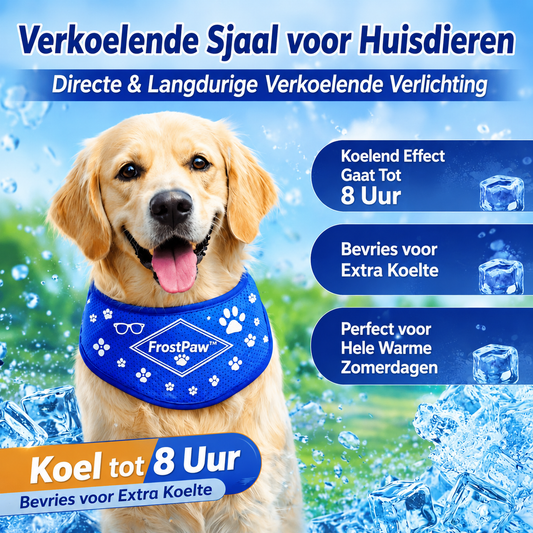 FrostPaw™ Cooling Collar & Cooling Scarf for Dogs and Cats