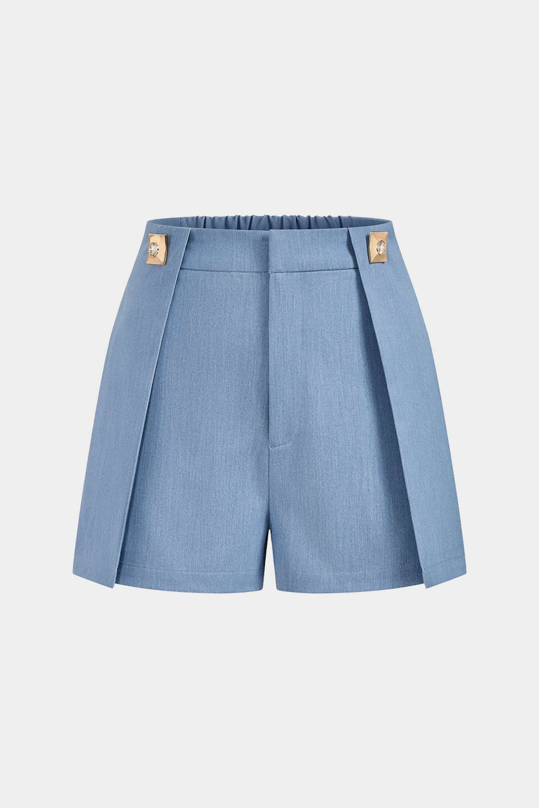Metallic short met smokwerk