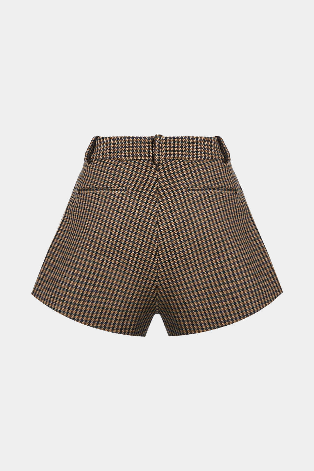 Geruite short met zakken
