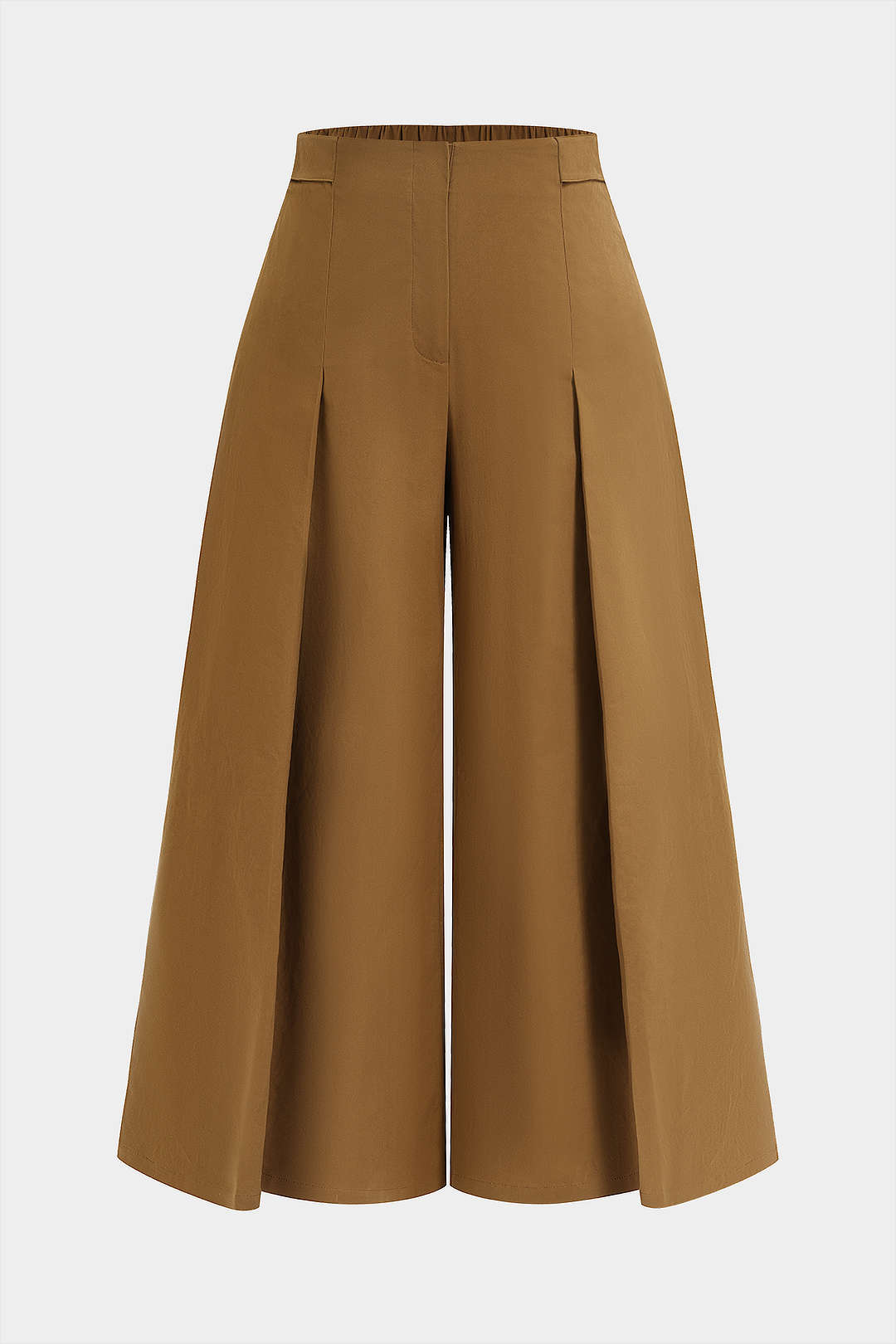 Pantalon met ruches en rits