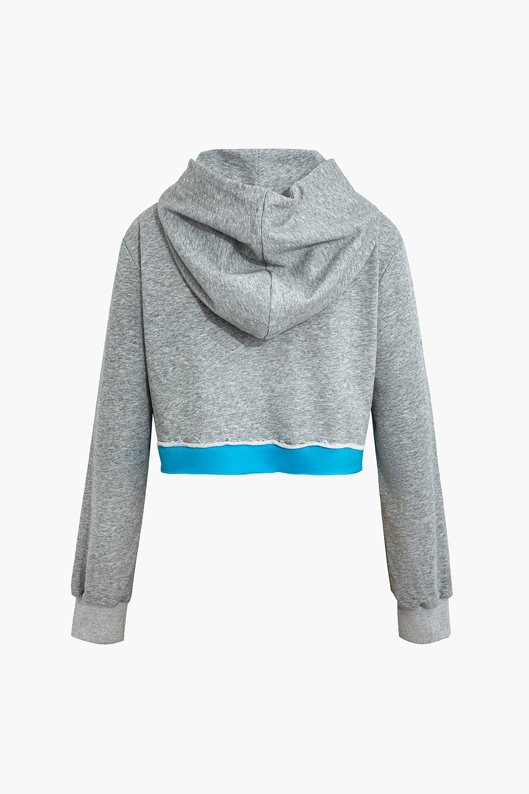 Colorblock jasje met capuchon