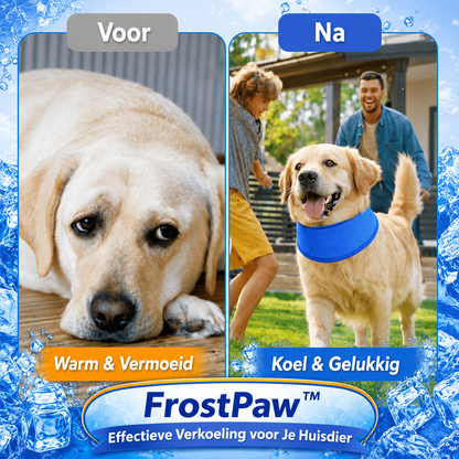 FrostPaw™ Cooling Collar & Cooling Scarf for Dogs and Cats