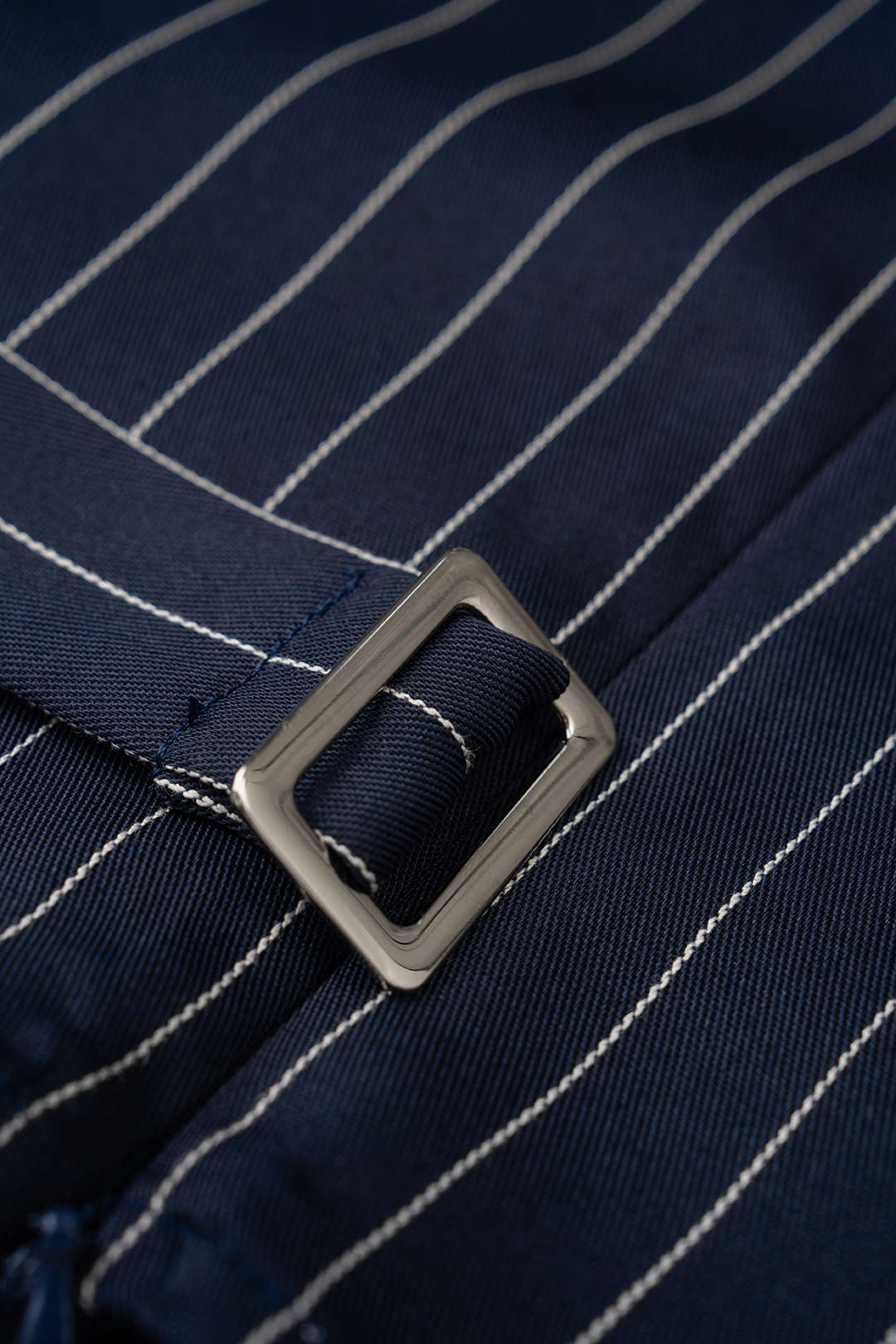 Gestreepte tanktop met riem
