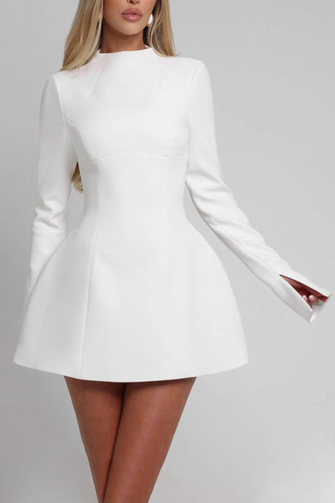 Minijurk met open rug