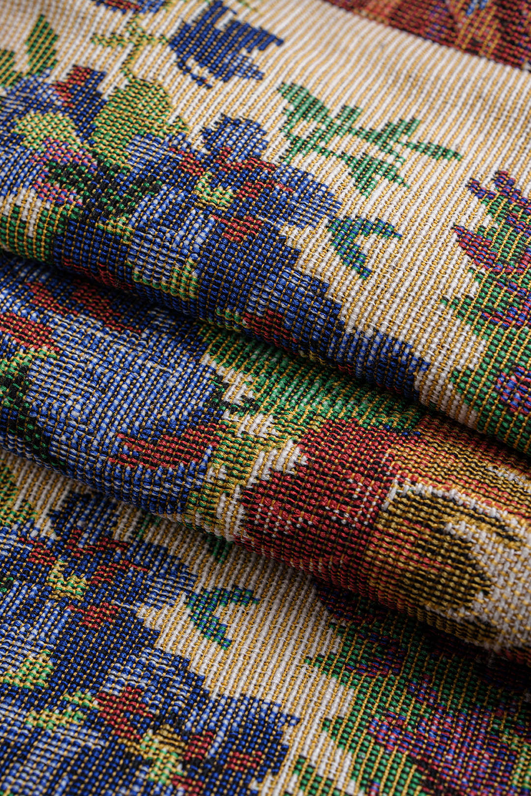 Bloemenprint jacquard top met ruches en ballonmodel
