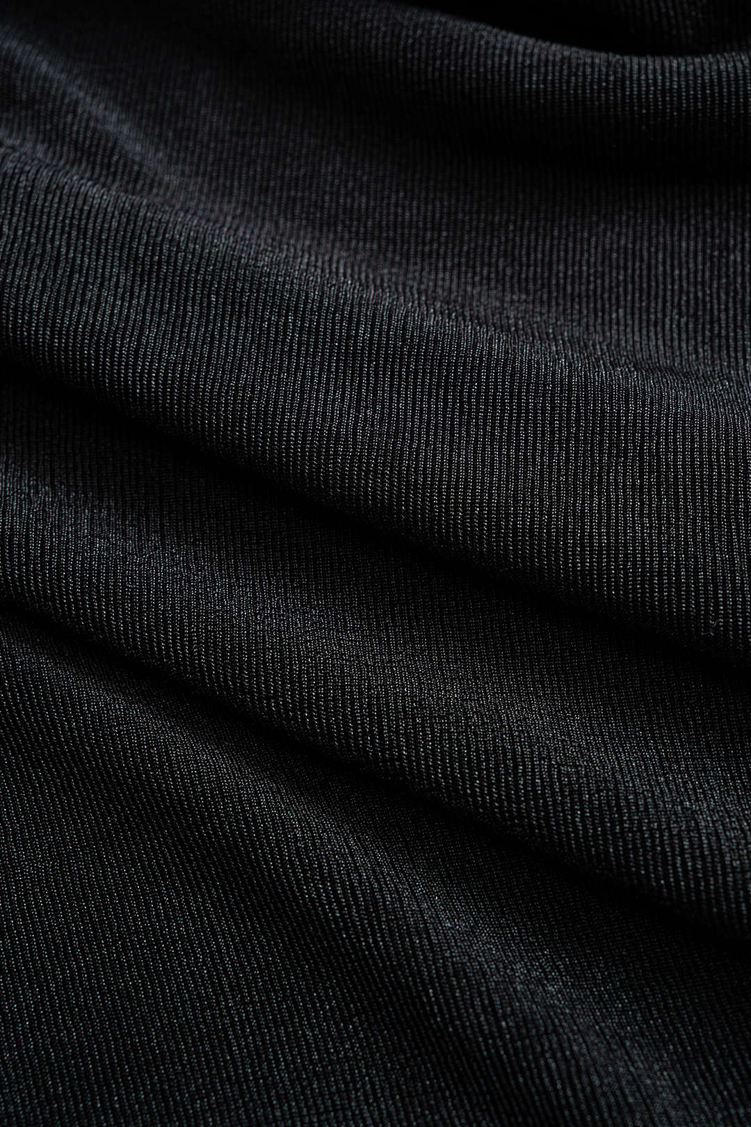 Metallic midijurk met ruches en korte mouwen