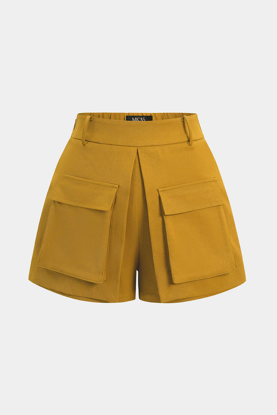 Short met hoge taille en zakken
