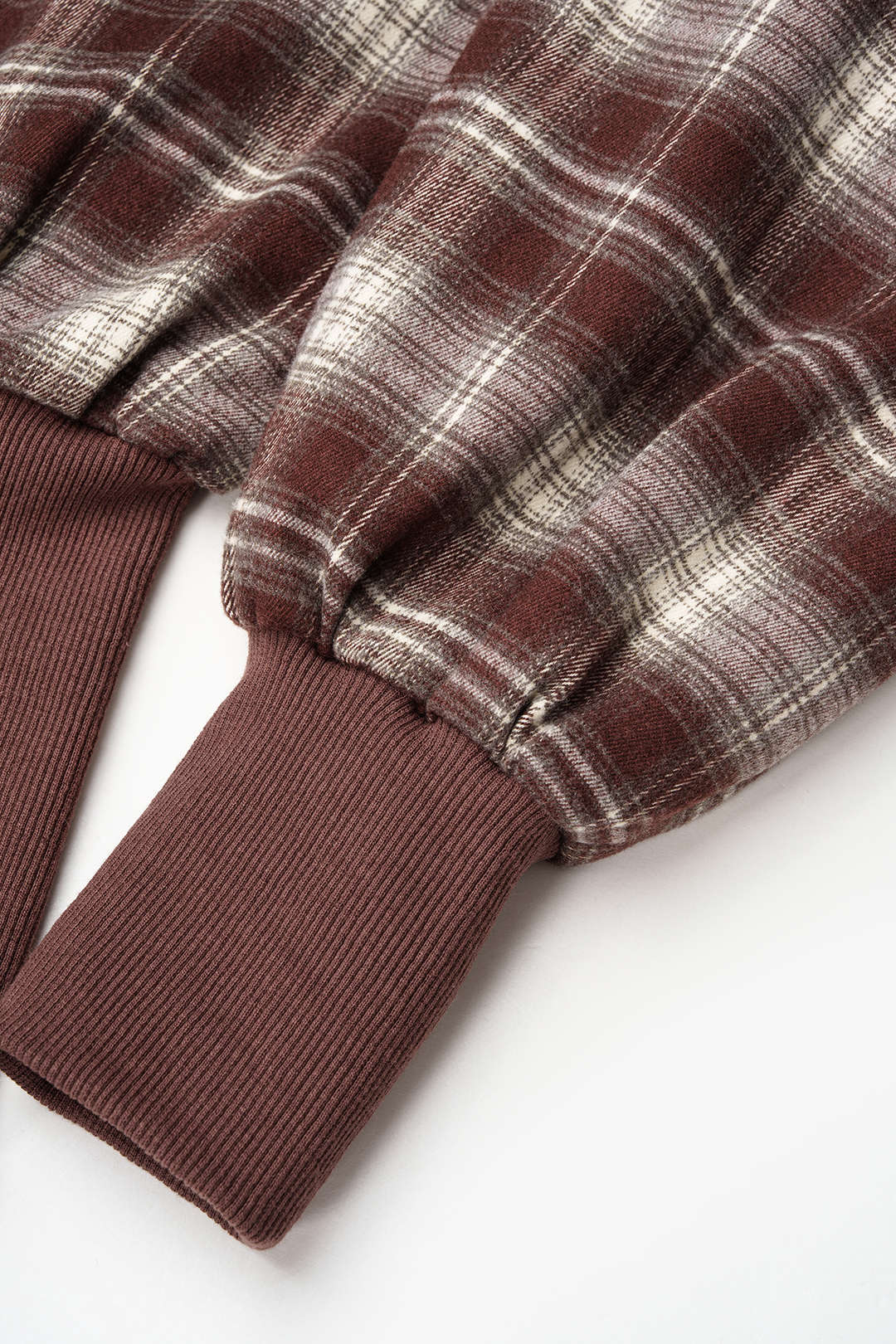 Geruit patchwork jasje met rits
