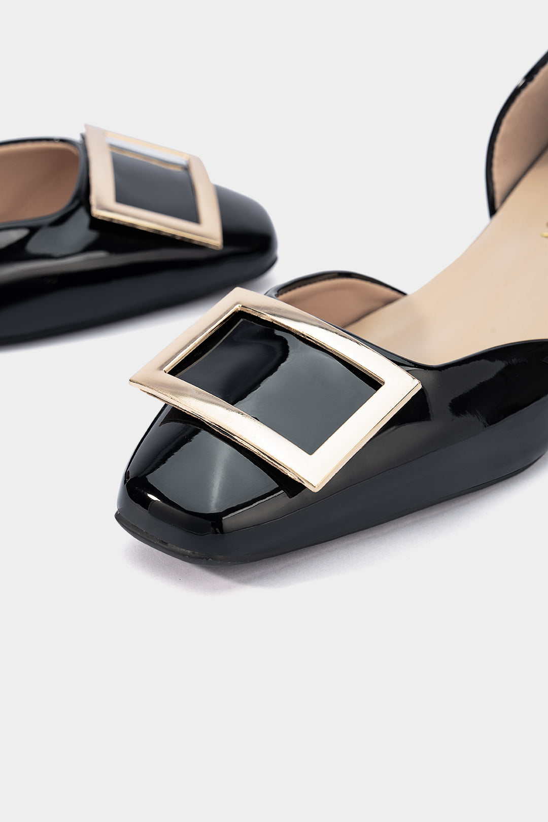 Lara - Leren-look ballerina's